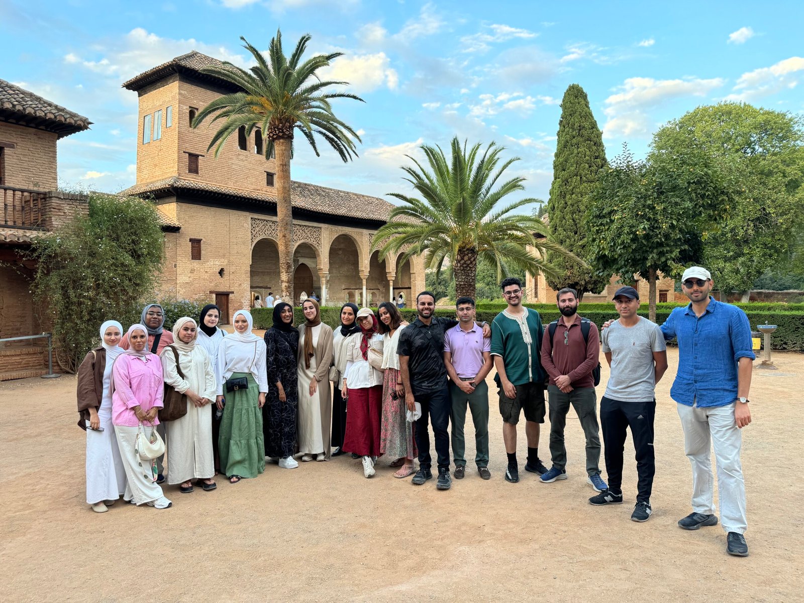 An Evliya Travels group at the Alhambra in Granada, Spain